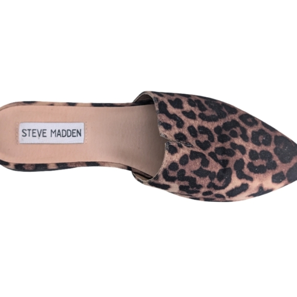 Steve Madden Ally Leopard Print Pointed Toe Flats Size 7 - Excellent Condition - Picture 7 of 10